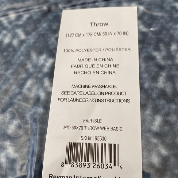 Eddie Bauer fleece throw - Picture 3 of 3